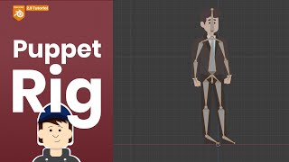 How to rig a 2D character in Blender 292 [upl. by Richman]