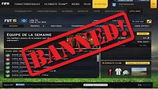 FIFA FUT 15  BAN PAR EA  RISQUE DES AUTOBUYERS [upl. by Ferdinande270]