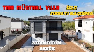 TAM MÜSTAKİL VİLLA akbük didim satılık forsell satilikvilla home gayrimenkul emlak daire [upl. by Nairrod356]