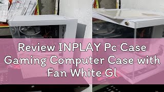 Review INPLAY Pc Case Gaming Computer Case with Fan White Glass Seaview Palace Mini PC Set Table Te [upl. by Lhadnek]