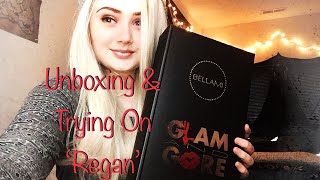 GLAM amp GORE X BELLAMI WIGS  Regan  Unboxing and Try On Video [upl. by Lowell754]