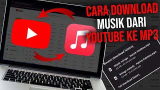 Cara Mendownload Musik dari YouTube Ke MP3  Cara download musik di YouTube [upl. by Yolanda]