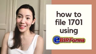 How to file 1701 Annual Income Tax Return online  2021 Tutorial  eBIRForms [upl. by Llenwad]