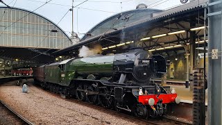 60103 At Newcastle Central Station Bound For York 11 October 2023 [upl. by Yelsiap541]