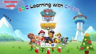 PAW  Christmas ABC learning Words amp meaning paw patrol guide Alphabet [upl. by Hachmin]