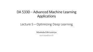 Optimizing Deep Learning [upl. by Chelsy88]