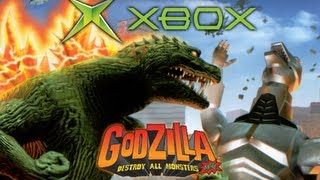 Xbox All Monster Intros Godzilla Destroy All Monsters Melee [upl. by Dumah417]