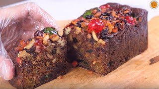 Best Ever CHRISTMAS FRUIT CAKE Recipe  Mortar and Pastry [upl. by Anyek]