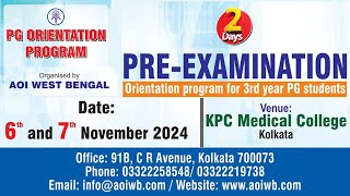 Nose Presentation PG Orientation Program 2024 [upl. by Aryek]