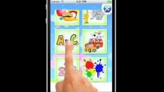 Spanish Baby Flashcards App for iPhone iPad and Android by eFlashApps [upl. by Zzahc]