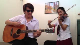 HILING by Silent Sanctuary guitar and violin cover [upl. by Henrion]