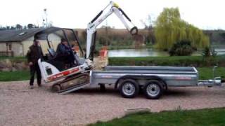 wessex wg126 remorques 26 tonne pour mini pelle [upl. by Adlar]