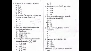 First Mock Math Exam Solutions Part 1 Questions 1  11quot [upl. by Nrobyalc]