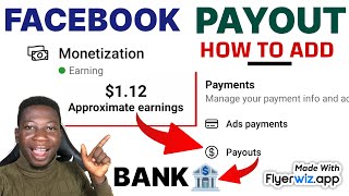 How to setup Payout method for Facebook Account  Monetization on Reels Instream stars Gifts [upl. by Tonya]