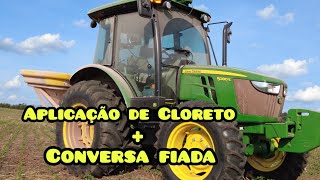 35 Minutos jogando cloreto na soja e conversa fora [upl. by Renrut]