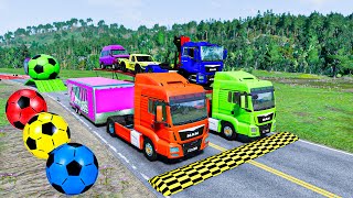 Car Tractor Truck Bus Train and Flight Transportation  1250  BeamNG drive Live [upl. by Nohtanhoj]