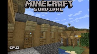 Transforming The Cartographers House  Minecraft Survival Ep 13 [upl. by Nevaed]