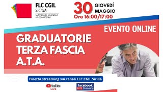 Scuola aggiornamento graduatorie terza fascia Ata requisiti e domanda [upl. by Oynotna]