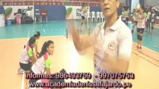 Academia de Voley Denisse Fajardo la mejor del Perú [upl. by Perrins]