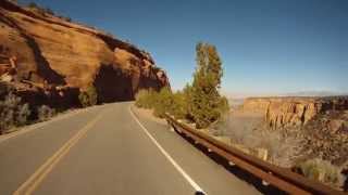 01 Biking Colorado National Monument indoor training video [upl. by Nyrhtakyram]