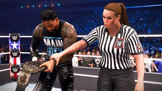 How Many Titles Can Jey Uso Win WWE 2K24 [upl. by Anelleh772]