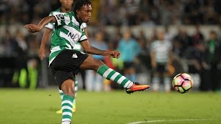 Gelson Martins ● Sporting CP ● Highlights 20162017 [upl. by Nylekoorb]