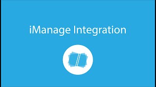 Bundledocs iManage Integration [upl. by Itsud]