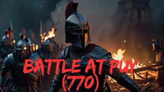 The Battle of Puy 770 The fierce battle of the Frankish army against the Aquitanian rebellion [upl. by Anrahs]