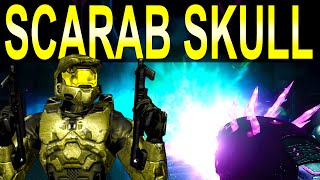 Halo 2 Anniversary SCARAB Skull Gameplay SCARAB GUN [upl. by Aletse]