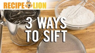 How to Sift 3 Ways [upl. by Demetre]