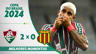 FLUMINENSE 2 X 0 SAMPAIO CORRÊA  MELHORES MOMENTOS  3ª FASE COPA DO BRASIL 2024  geglobo [upl. by Trace]