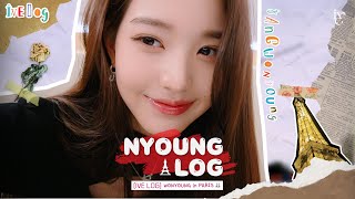 IVE LOG WONYOUNG in PARIS 🐰 │NYOUNG LOG [upl. by Ivanna129]