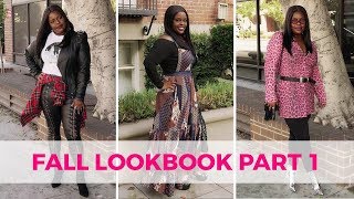 FALL LOOKBOOK PART 1 DRESSY CASUAL [upl. by Pillow]