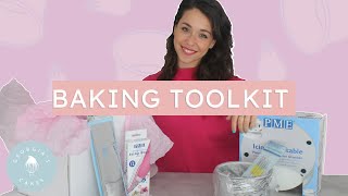 UNBOXING my Beginners Baking Tool Kit  Georgias Cakes [upl. by Tripp953]