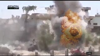 FSA Rebels Planting Explosive Traps But Get Caught And It Erupts In Heavy Clashes [upl. by Adnohrahs]