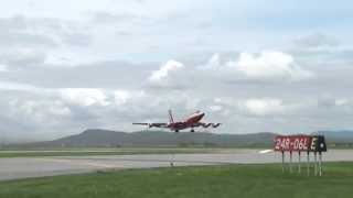 PampWC Boeing 720B quotRedquot Flying Test Bed last flight [upl. by Seek]