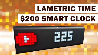 LaMetric TIME Smart Clock for Social Media Stocks Crypto and more [upl. by Nahtnoj]