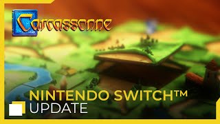 Carcassonne  Online Patch Nintendo Switch [upl. by Eivad]