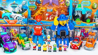 Paw Patrol toys collection unboxing  Transforming Robot PAW Patrol  Rescue Dogs  Cat Pack  ASMR [upl. by Kegan]