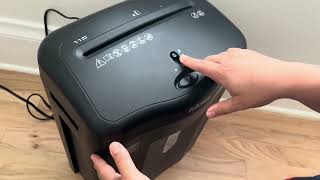 Fellowes Powershred 11C Cross Cut Shredder 11 Sheet Capacity  product review [upl. by Phaedra715]