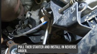 Dodge Ram 1500 5th gen Hemi and eTorque starter replacement [upl. by Dis30]