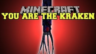 Minecraft  YOU ARE THE KRAKEN MORPH INTO BOSSES AND MOBS Morph Mod Showcase [upl. by Ardussi]