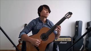 Canarios  G Sanz  Abrsm Guitar 2019 Grade 6 List A no 7 [upl. by Tasia]