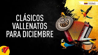 Clásicos Vallenatos Para Diciembre Video Letra  Sentir Vallenato [upl. by Ard]