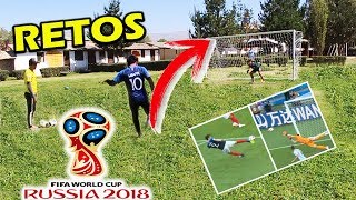 IMITANDO GOLAZOS DEL MUNDIAL RUSIA 2018 CHALLENGE [upl. by Berti233]