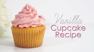 How to make Vanilla Cupcakes Recipe  Tutorial [upl. by Brieta]