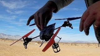 WLToys V222 Quadcopter Drone Maximum Range Test [upl. by Ahsekyt508]