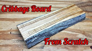 Making a Cribbage Board from Scratch [upl. by Augusta910]