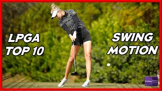 Driver Slow Motion Swings of 2023 LPGA Top 10 [upl. by Poul]