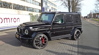 BRABUS 700 40 V8 Biturbo Widestar G63 AMG  Engine Start up Exhaust Sounds Accelerations [upl. by Martguerita]